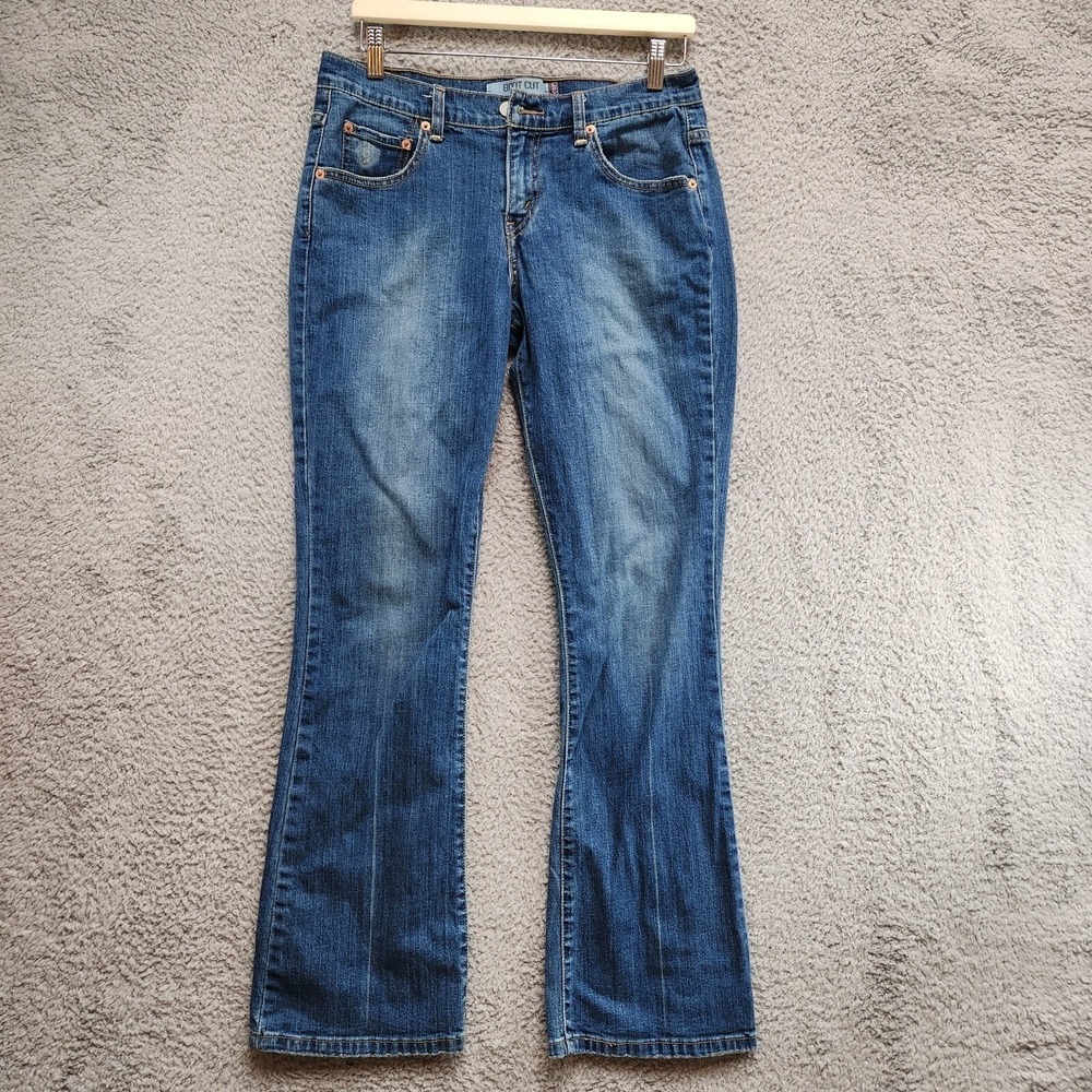 Levi's 515 Jeans Women's 6M Medium Blue Denim Cotton Stretch Bootcut Leg Zip Fly